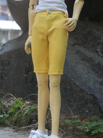 BJD Clothes Yellow Shorts Trousers for MSD/SD/70cm Ball-jointed Doll