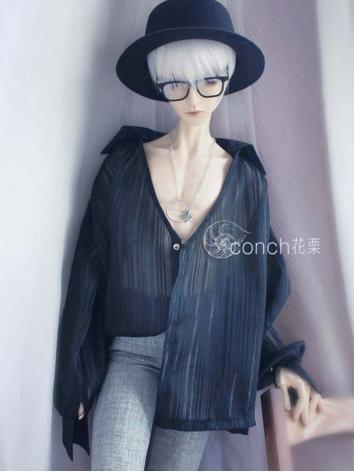 BJD Clothes Boy Black Shirt for 70cm Ball-jointed Doll