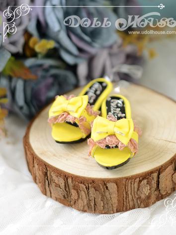 Bjd Shoes 1/4 Girl Green/Yellow/Brown/Black Highheels Shoes for MSD Size Ball-jointed Doll
