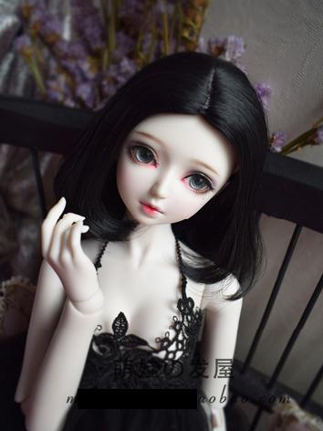 BJD Wig Boy Black Curly Hair for SD/DSD Size Ball-jointed Doll