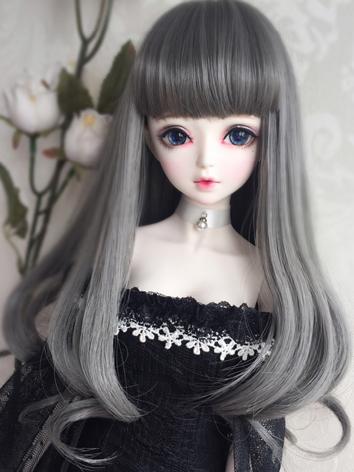 BJD Wig Boy Gray Curly Hair for SD/MSD/YOSD Size Ball-jointed Doll