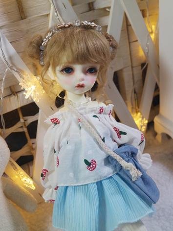 BJD Clothes Girl Coat and Skirt Suit for YOSD Ball-jointed Doll