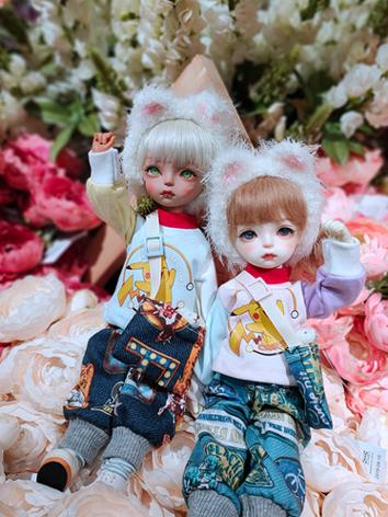 BJD Clothes Boy/Girl Coat and Trousers Suit for MSD Ball-jointed Doll
