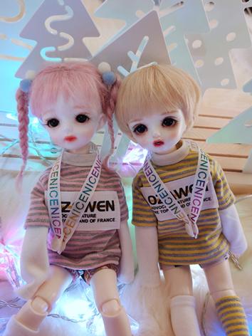 BJD Clothes Boy/Girl Coat and Shorts Suit for YOSD Ball-jointed Doll