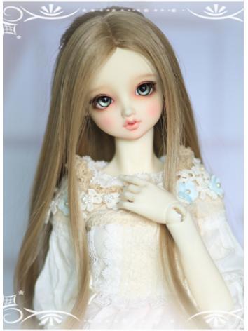 BJD 1/3 Wig Girl Brown Long Hair for SD Size Ball-jointed Doll
