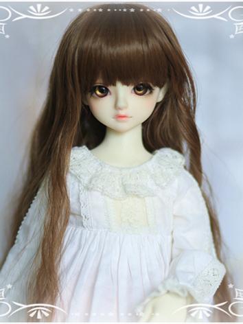 BJD 1/3 1/6 Wig Girl Brown Long Curly Hair for SD/YOSD Size Ball-jointed Doll