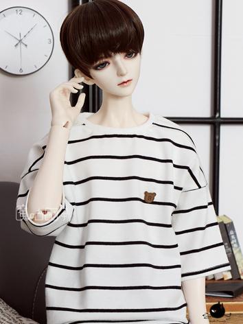 BJD Clothes Boy Stripe TShirt for 70cm/SD/MSD Ball-jointed Doll