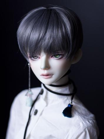 BJD Wig Boy Gray Short Hair Wig for YOSD/MSD/SD Size Ball-jointed Doll