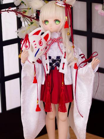 BJD Clothes Girl Kimono Outfits Fit for MSD size Ball-jointed Doll