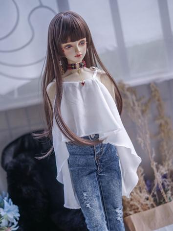 BJD Clothes Boy/Girl White Top for MSD/SD/POPO68/70CM Ball-jointed Doll