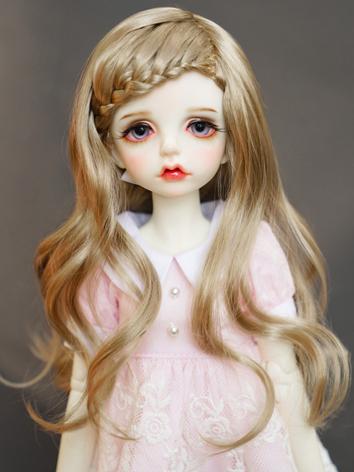 1/3 1/4 1/6 Wig Girl Gold Curly Hair Wig for SD/MSD/YOSD Size Ball-jointed Doll
