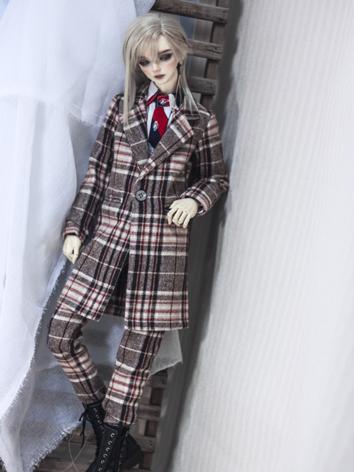 BJD Boy Outfit 1/4 1/3 70cm Clothes Coat and Trousers A308 for MSD/SD/70cm Size Ball-jointed Doll