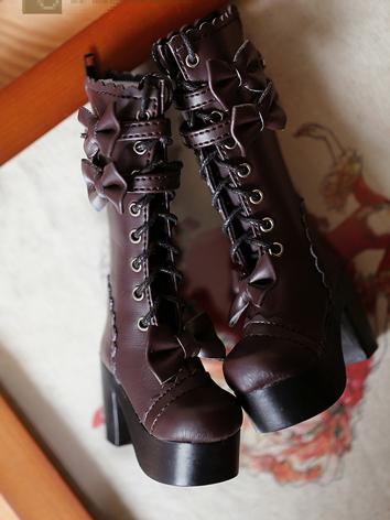 Bjd 1/3 1/4 Girl/Female High Boots Shoes for SD/MSD size Ball-jointed Doll