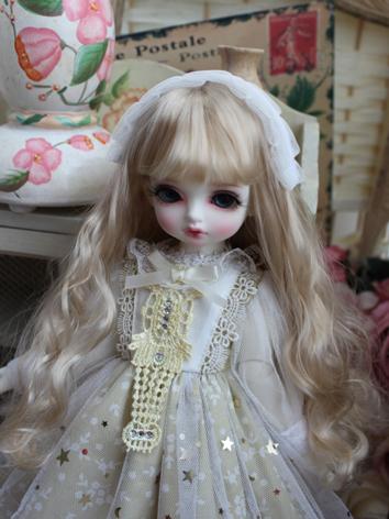 BJD Clothes Girl White Western Style Dress for SD/MSD/YOSD/Blythe Size Ball-jointed Doll