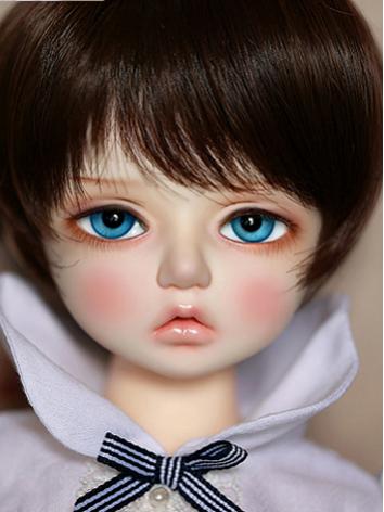 BJD Wig Girl Black&Wine/Brown Short Hair for SD/YOSD Size Ball-jointed Doll