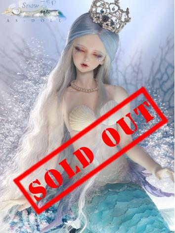 (AS Agency) Limited Doll BJD Greater Snow Mermaid  (Overseas Special) 58cm Ball-Jointed Doll