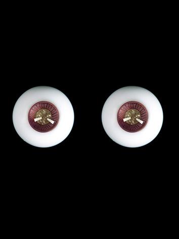 BJD Eyes 14mm White Doe eyes with darker gold pupil EY1420091 for BJD (Ball-jointed Doll)