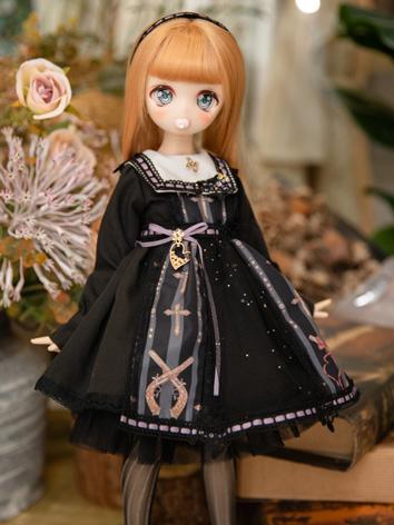 BJD Clothes Girl/Boy Black/Gray Dress/Shorts and Coat for MSD/MDD Ball-jointed Doll