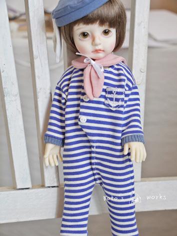 BJD Clothes 1/6 Girl/Boy Blue/Black Coverall for YOSD Ball-jointed Doll