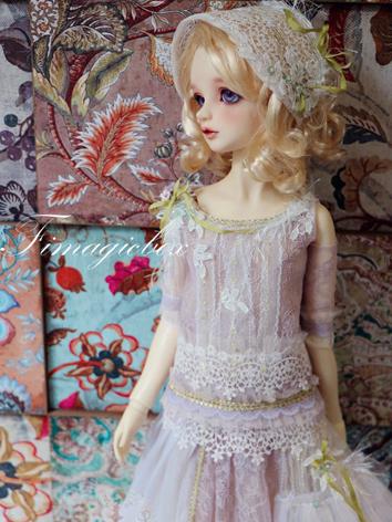 BJD Clothes Violet Dress Set for SD/MSD Ball-jointed Doll