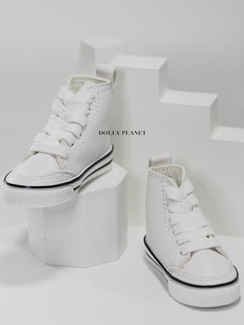 Bjd Shoes 1/3 White/Black B...