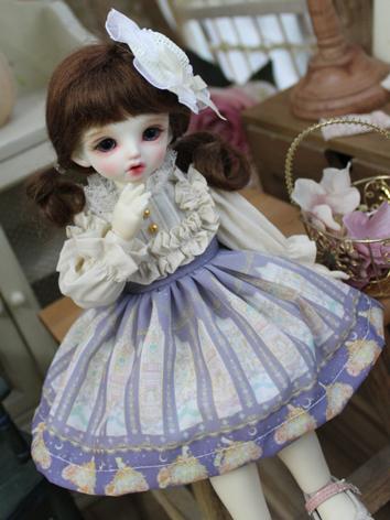 BJD Clothes Girl Western Style Dress for MSD/YOSD/Blythe Size Ball-jointed Doll