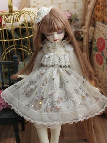 BJD Clothes Girl Western Style Dress for SD/MSD/YOSD/Blythe Size Ball-jointed Doll