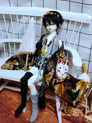 BJD Clothes Girl/Boy Modern Kimono Outfit Set for MSD/MDD size Ball-jointed Doll