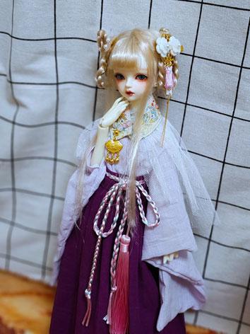 BJD Clothes Girl Modern Kimono Outfit Set for MSD/MDD size Ball-jointed Doll