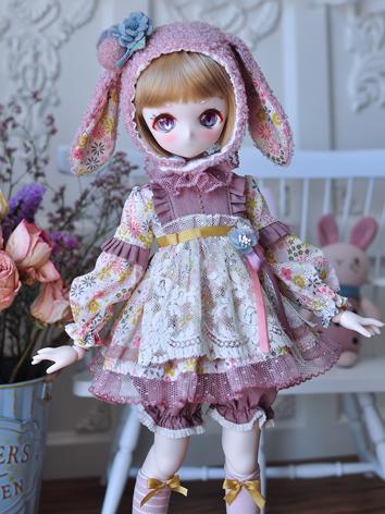 BJD Clothes Girl Western Style Dress for MDD/MSD Size Ball-jointed Doll