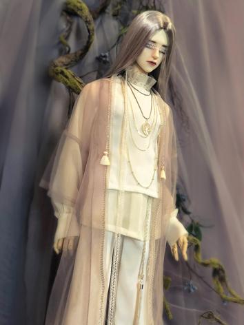 BJD Clothes Boy Veil Coat and Trousers Suit for 70cm/SD Ball-jointed Doll