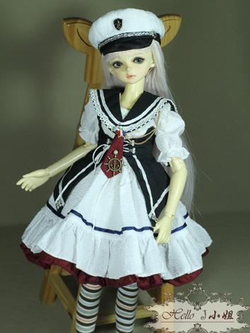 BJD Clothes Girl Sailor Suit for MSD Ball-jointed Doll