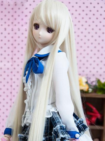 BJD Girl Long Hair Wig for SD Size Ball-jointed Doll