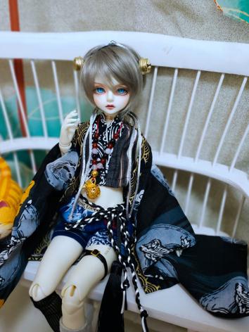 BJD Clothes Girl/Boy Modern Kimono Outfit 002 for MSD Size Ball-jointed Doll
