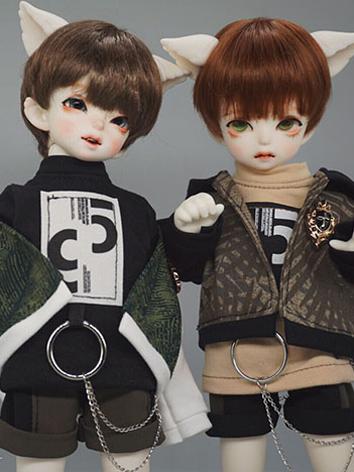 Bjd Clothes Boy Coat and Shorts for MSD/YOSD Ball-jointed Doll