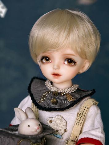 BJD 1/6 BB light blond angel hairstyle wig WG620055 for SD Size Ball-jointed Doll