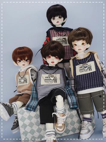 Bjd Clothes Boy Top and Shorts for MSD/YOSD Ball-jointed Doll