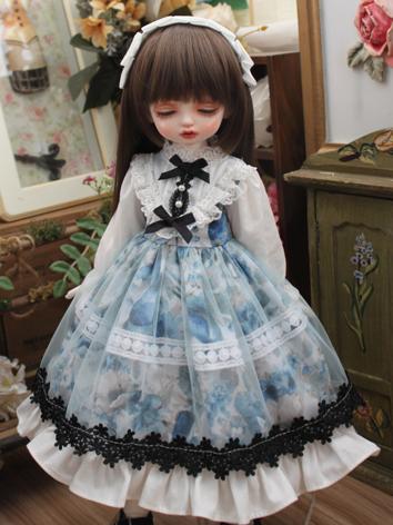 BJD Clothes Girl Western Style Dress for SD/MSD/YOSD Size Ball-jointed Doll