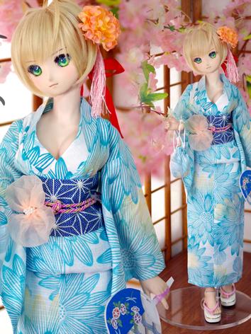 BJD Clothes Girl Kimono Fit for SD/DD Size Ball-jointed Doll