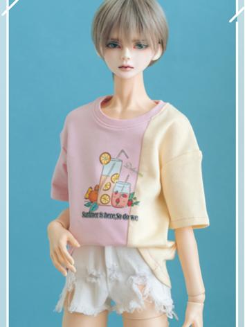 BJD Clothes Boy/Girl T-shirt and Shorts for MSD/SD/POPO68/70cm Size Ball-jointed Doll