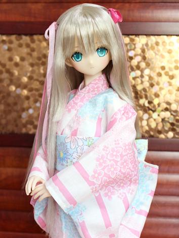 BJD Clothes Girl Yukata Kimino Outfit for SD/MSD size Ball-jointed Doll