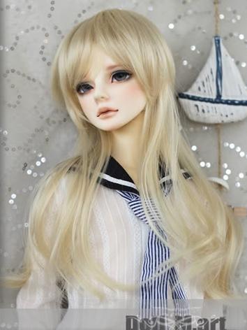 BJD Wig Girl Gold Wig Hair for SD 1/2 Size Ball-jointed Doll