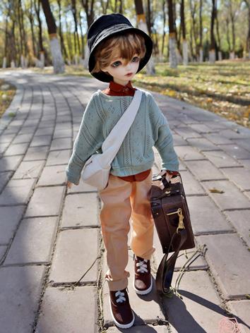 BJD Clothes Boy Sweater Shirt and Trousers Suit Fit for MSD Size Ball-jointed Doll