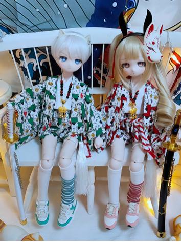 BJD Clothes Girl/Boy Modern Kimono Outfit for MSD Size Ball-jointed Doll