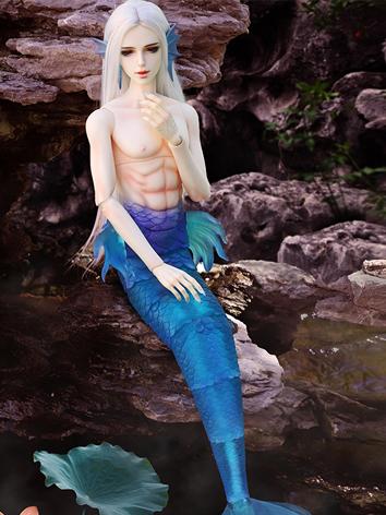 Limited Time BJD QingMing SP Merman (Solid Color Merman Body) 71cm Boy Ball-jointed Doll