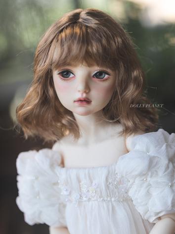 BJD Wig Girl Long Curly Hair Wig for SD/MSD/YOSD Size Ball-jointed Doll