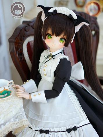 BJD Clothes Girl Apron Dress for MSD/MDD Size Ball-jointed Doll
