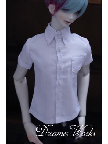 BJD Clothes White Shirt Boy for 70cm/SD/MSD Ball-jointed Doll