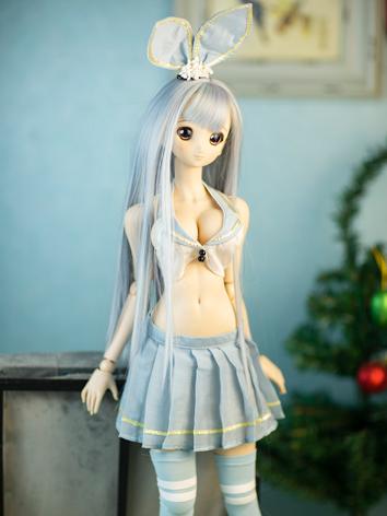 BJD Clothes Girl Top and Sk...