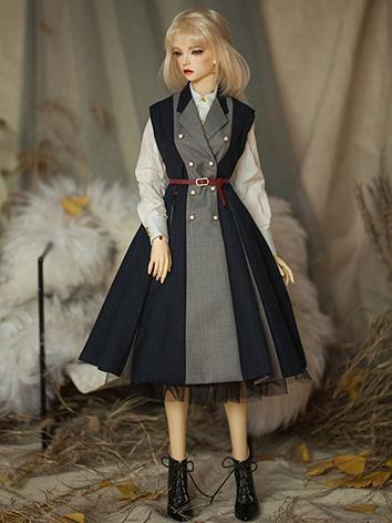 BJD Clothes Girl Dress and Shirt Suit for SD Size Ball-jointed Doll